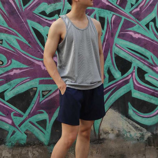 Áo thun tank top DATINO vải mè 2 lớp nhẹ thoáng mát, thấm hút mồ hôi tốt, dễ vận động.