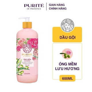 [Xả giá rẻ] Dầu Gội Purite Hoa Hồng - Óng Mềm Lưu hương 600ml