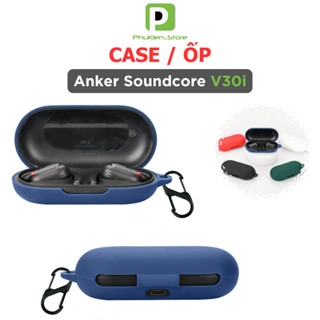  Case ốp bao silicone cho tai nghe Anker Soundcore V20i - V30i  - Kèm móc khóa 