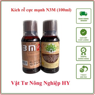 Phân Bón Lá N3M, Chai 100ml, Ra Rễ Cực Mạnh Dùng Giâm, Chiết Cành, Ngâm Hạt Giống