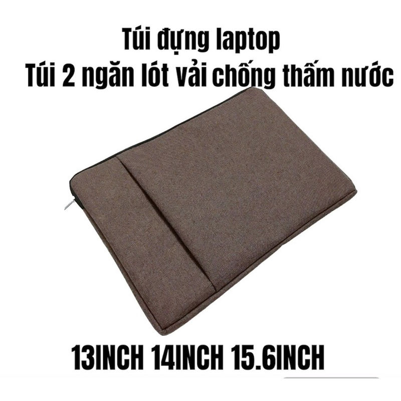 Túi chống sốc vải đựng laptop 13.3inch, 14inch, 15.6inch, cặp chống sốc laptop macbook,, mẫu cao cấp chống nước, va đập.