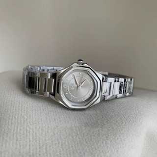 Đồng Hồ Chính Hãng Nữ Mặt Tròn Dây Thép Không Gỉ Đơn Giản Mặt Số La Mã Kháng Nước Tốt Munie Watches, Đồng Hồ Đeo Tay Nữ