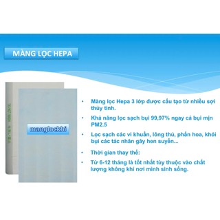 Màng lọc Hepa+Than hoạt tính Sharp( FZ-D50HF) KC-D50,E50