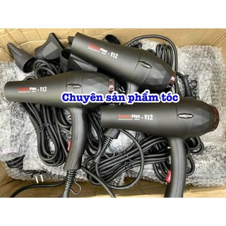 ✅Barber Plus Máy sấy tóc V12 2600W cao cấp 3m3 và 2 đầu sấy tạo kiểu cho mái tóc bóng mượt và không bị xoăn rối