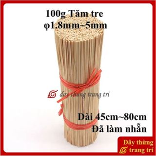 [Khuyến mãi 100g] Tăm tre, que tre, đã làm nhẵn, đường kính 1.8mm~5mm, loại đẹp, chiều dài 45cm~80cm
