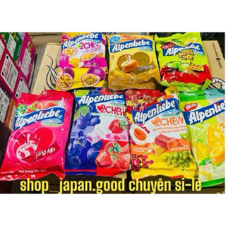 Kẹo Mềm Alpenliebe Dâu & Nho- Chanh dây-vị cà phê sữa-Trà sữa - dâu kem- caramen gói 87g,115g, 220g , 322g