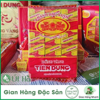 Bánh Đậu Xanh Rồng Vàng Hải Dương Tiên Dung Bịch 430gr Giữ Nguyên Hương Vị Cổ Truyền - Út Hà Đặc Sản