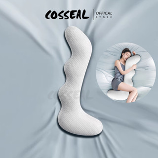 Gối Ôm Công Thái Học Cosseal Cao Su Non Gối Bà Bầu Êm Ái Cao Cấp Đa Năng Cho Người Lớn Trẻ Em