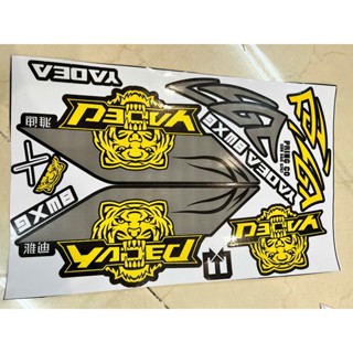 Tem Hổ Yadea Chuẩn Trung dán xe Xmen | Decal 3 lớp chống nước, chống phai mầu