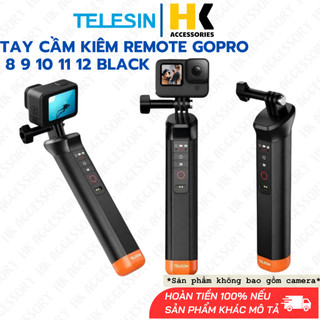 Tay cầm phao kiểm Remote bluetooth Gopro 12 11 10 9 8 Black hỗ trợ quay dưới nước