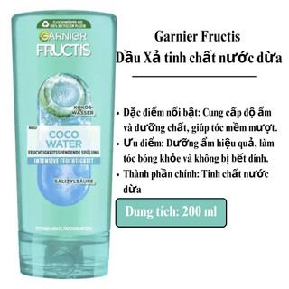 Dầu Gội/xả Garnier Fructis 250ml/200ml-Đức