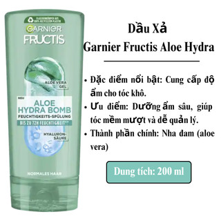 Dầu Gội/xả Garnier Fructis 250ml/200ml-Đức