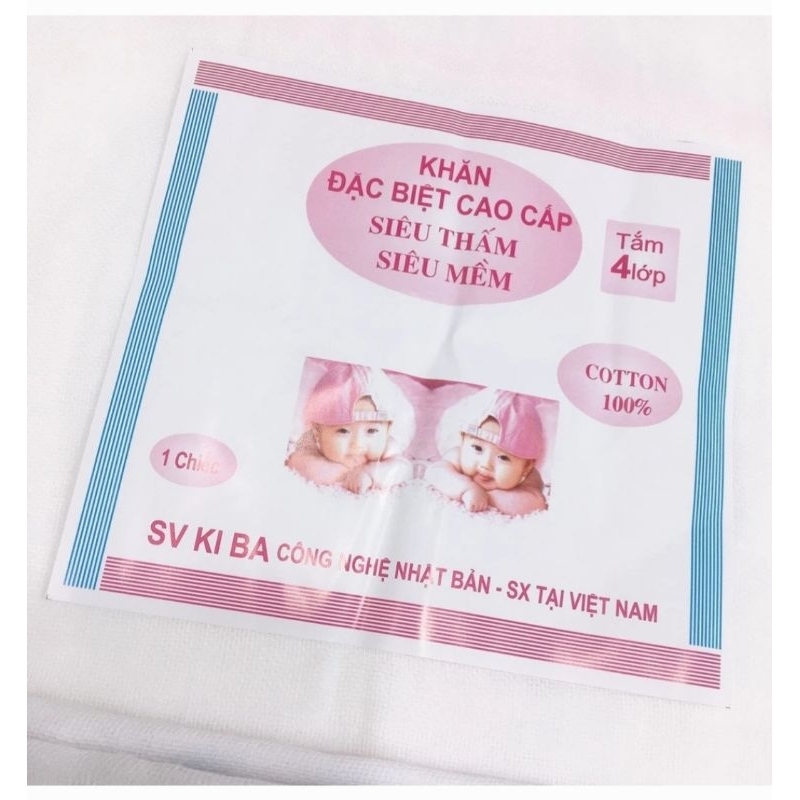 Khăn tắm 4 lớp cho bé