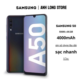 Điện thoại Samsung Galaxy A50 RAM 4G/64G (mất vân tay)TÂN TRANG LẠI NHƯ MỚI
