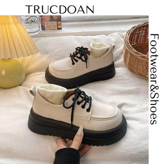 Giày đốc nữ da mịn cao cấp đế êm FullBox 2024