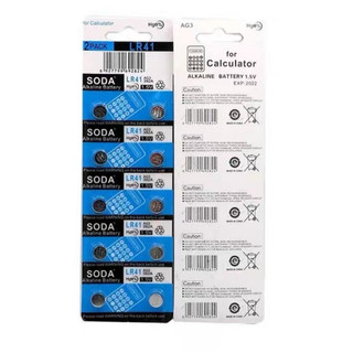 Pin cúc áo, pin đồng hồ AG13 LR44 AG3 LR41 AG10 LR1130 CR2032 LR626 LR621 AG4 (vỉ 10 viên)