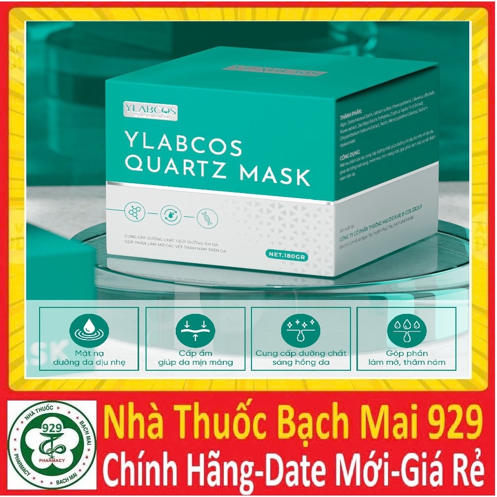 Mặt Nạ Thạch Anh Khô Dr Lacir Crystal Rose Mask 180gr DR108 chuyển mới ylabcos quartz mask DRLACIR