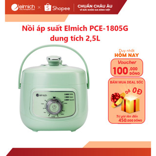 [Mã ELBSJBP03 giảm 12% đơn 500K] Nồi áp suất Elmich PCE-1805 dung tích 2,5L ( Phiên bản màu xanh )
