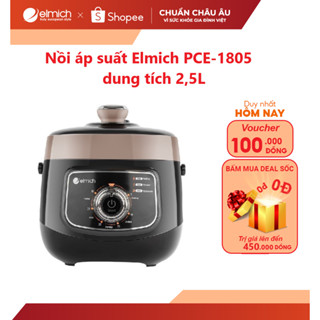 [Mã ELBSJBP03 giảm 12% đơn 500K] Nồi áp suất cao cấp đa chức năng Elmich PCE-1805 dung tích 2,5L