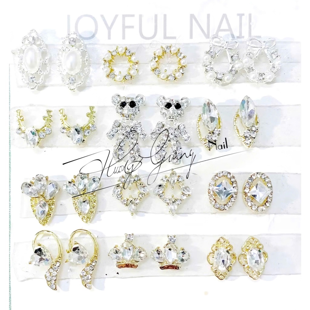 Sét 4 charm nail - charm cao cấp các loại