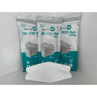    Thùng 300 chiếc  Khẩu Trang KF94 Tiến Hùng hàng cao cấp siêu dày dặn 