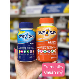 vitamin tổng hợp daily multy one a day cho nam nữ dưới 50 tuổi 200 viên