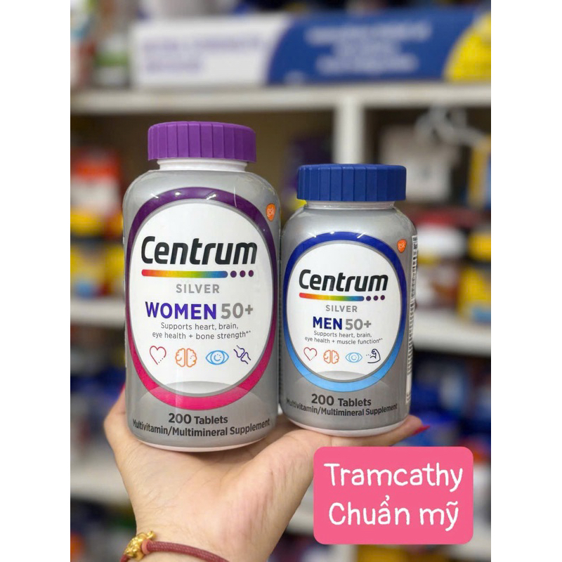 vitamin tổng hợp dành cho nữ trên 50 tuổi centrum multivitamin