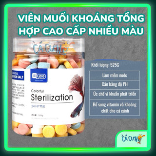 Viên nén bổ sung Muối Khoáng YEE cho cá cảnh - Làm trong nước, xử lý nấm, tăng đề kháng (Hàng Cty)