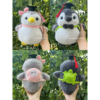 (SẴN-TẶNG THIỆP-ĐÈN) Gấu bông chim cánh cụt tốt nghiệp cử nhân quà tặng tốt nghiệp dễ thương cho nam nữ