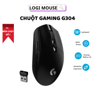 Chuột Gaming Không Dây G304 Logi Mouse, Chuột Lightspeed, Chuột Gaming Giá Rẻ Siêu Mượt, Siêu Nhẹ, BH 6T