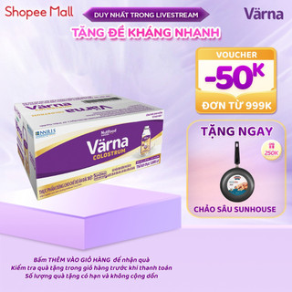 Thùng sữa bột pha sẵn Värna Colostrum (24 hộp giấy x 237ml) - Sữa non cho người lớn, Tăng đề kháng