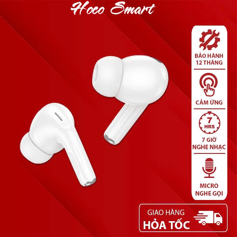 Tai nghe Bluetooth Hoco EW63 chính hãng chống ồn A-N-C có mic đàm thoại nghe nhạc liên tục trong 7 giờ, định vị, đổi tên | BigBuy360 - bigbuy360.vn