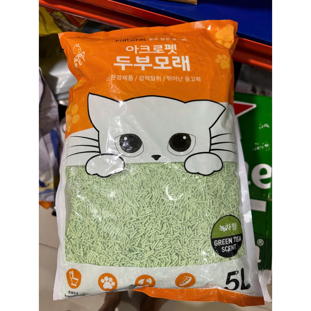 [Freeship] Cát vệ sinh mèo đậu nành ACROPET 5L - CATSME 6L - MOEW - MOEW'S - CAT'S ON 6L - TODAY TODAY'S LITTER 7L