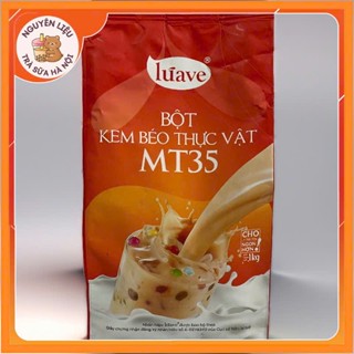  Bột Kem Béo Thực Vật MT35 Luave 1Kg  gói - Nguyên liệu pha chế làm trà sữa chuẩn vị 35% 