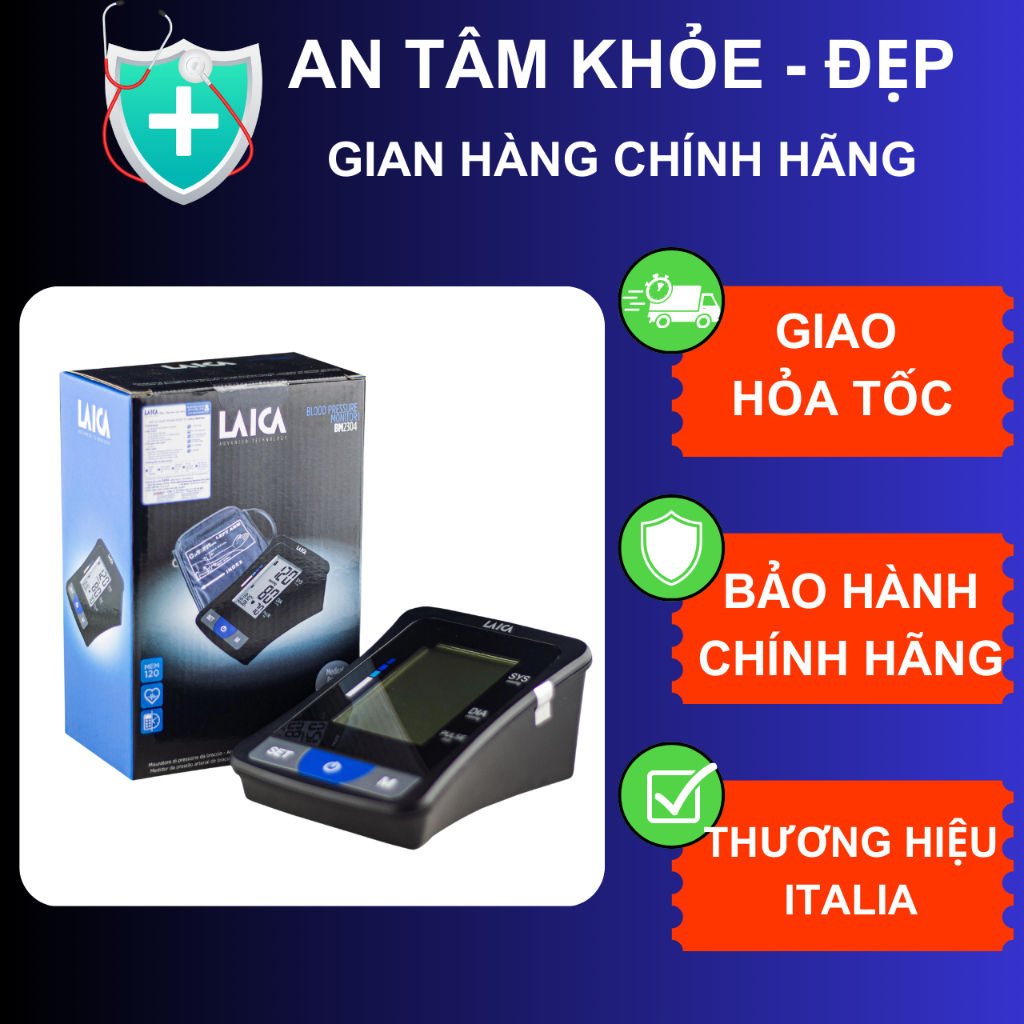 Máy đo huyết áp bắp tay BM2304 - Bảo hành 5 năm