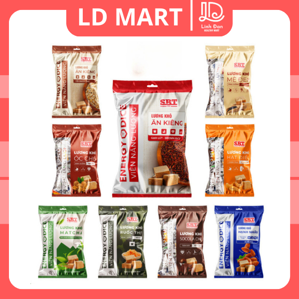 [HOT]Lương khô Mini 20 Vị Việt Nam -Lương Khô Dinh Dưỡng Ăn Vặt Bổ Sung Năng Lượng