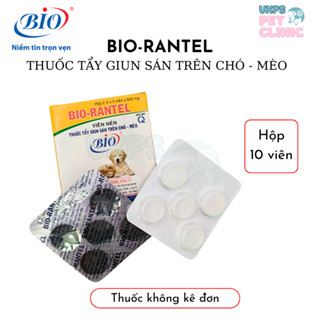 BIO RANTEL - Thuốc Tẩy Giun Sán Trên Chó Và Mèo