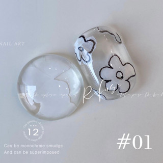 Cồn loang sữa màu trắng, vẽ loang, làm vân đá