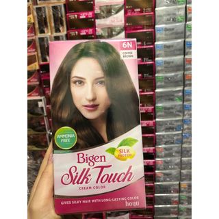 Thuốc nhuộm tóc Bigen Silk Touch 6N nâu cà phê