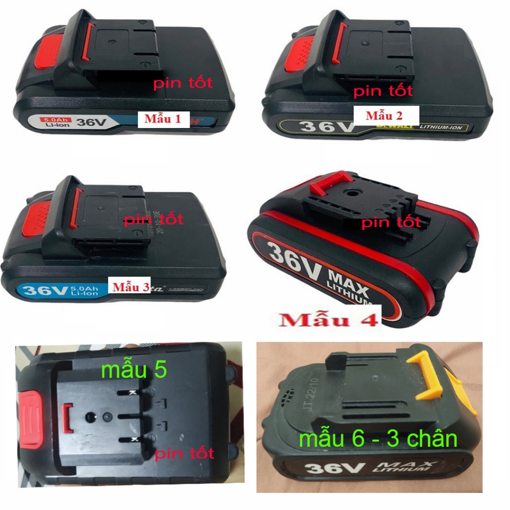 P dùng cho máy khoan P. in  36v- 26v -21v
