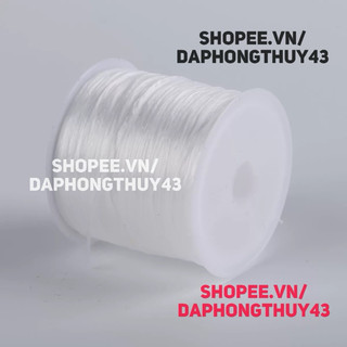 Dây thun xỏ vòng 60m co giãn cước xỏ vòng tay phong thuỷ