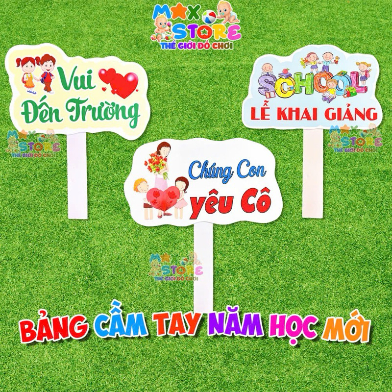 Bảng Hashtag Cầm Tay Bằng Fomex 3Li Hashtag Khai Giảng Năm Học, Tựu Trường, Back to School, Chào Năm