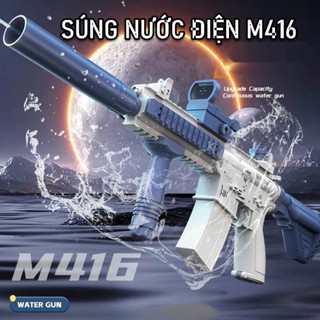 [HỎA TỐC HCM] Đồ chơi súng nước áp lực, súng nước điện áp lực M416 quà tặng cho bé