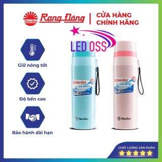Bình giữ nhiệt rạng đông 500ml vỏ bình pe chắc chăn, lõi bình thủy tinh an toàn rd-0538 n2.e