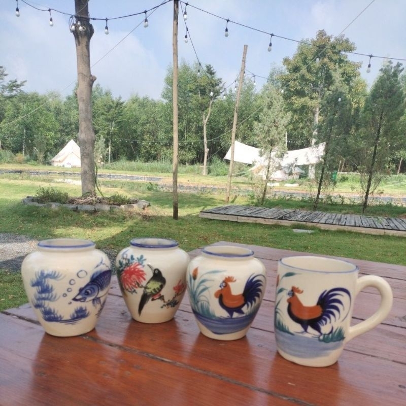 💥👐LU/LY UỐNG NƯỚC HAY TRÀ SỮA - SINH TỐ VẼ GÀ HOẶC CÁ🌾🍃.. (kiểu lu uống nước đang là trend)💥🌾