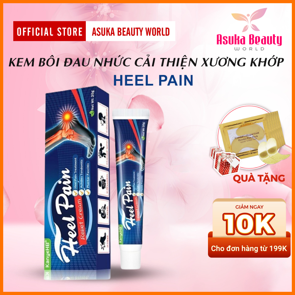 Kem Chăm Sóc Xương Khớp KanyeHB Heel Pain Relief Cream - Kem KanyeHB Giảm Đau Gót Chân, Mắt Cá Chân và Bàn Chân