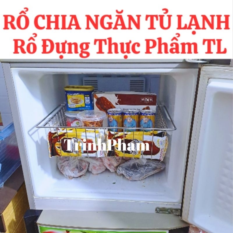 Khay Ngăn Tủ Lạnh- Rổ Ngăn Tủ Lạnh Inox 304 Đựng Thực Phẩm làm theo yêu cầu