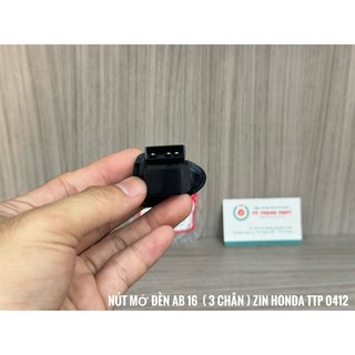 Nút mở đèn AB 16, SH 17 ( 3 chân ) zin - ( 1 Cái )