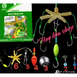 Lưỡi câu cá mè  (Combo cả bộ ,Chì neo 30g, phao 30g, link khoá hàng loại 1, hạt chặn, link phao.