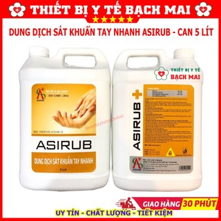  Nước Rửa Tay Khô Sát Khuẩn ASIRUB Can 5 Lít 